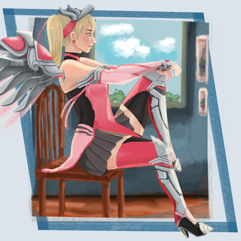 pink mercy from overwatch